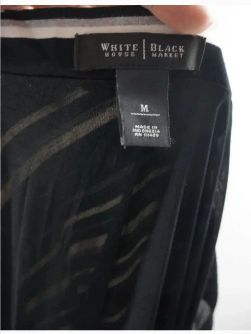 White House Black Market Stripe Dress size M
